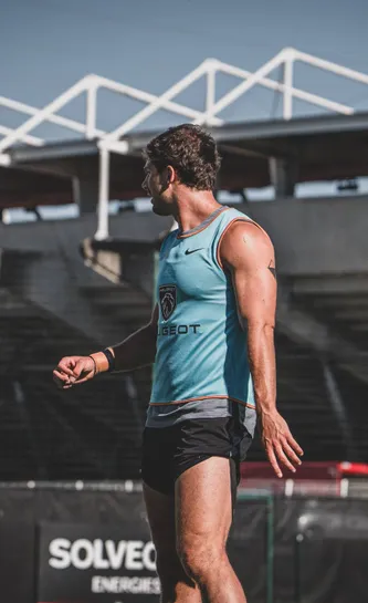 Pierre-Louis Barassi à l'entraînement