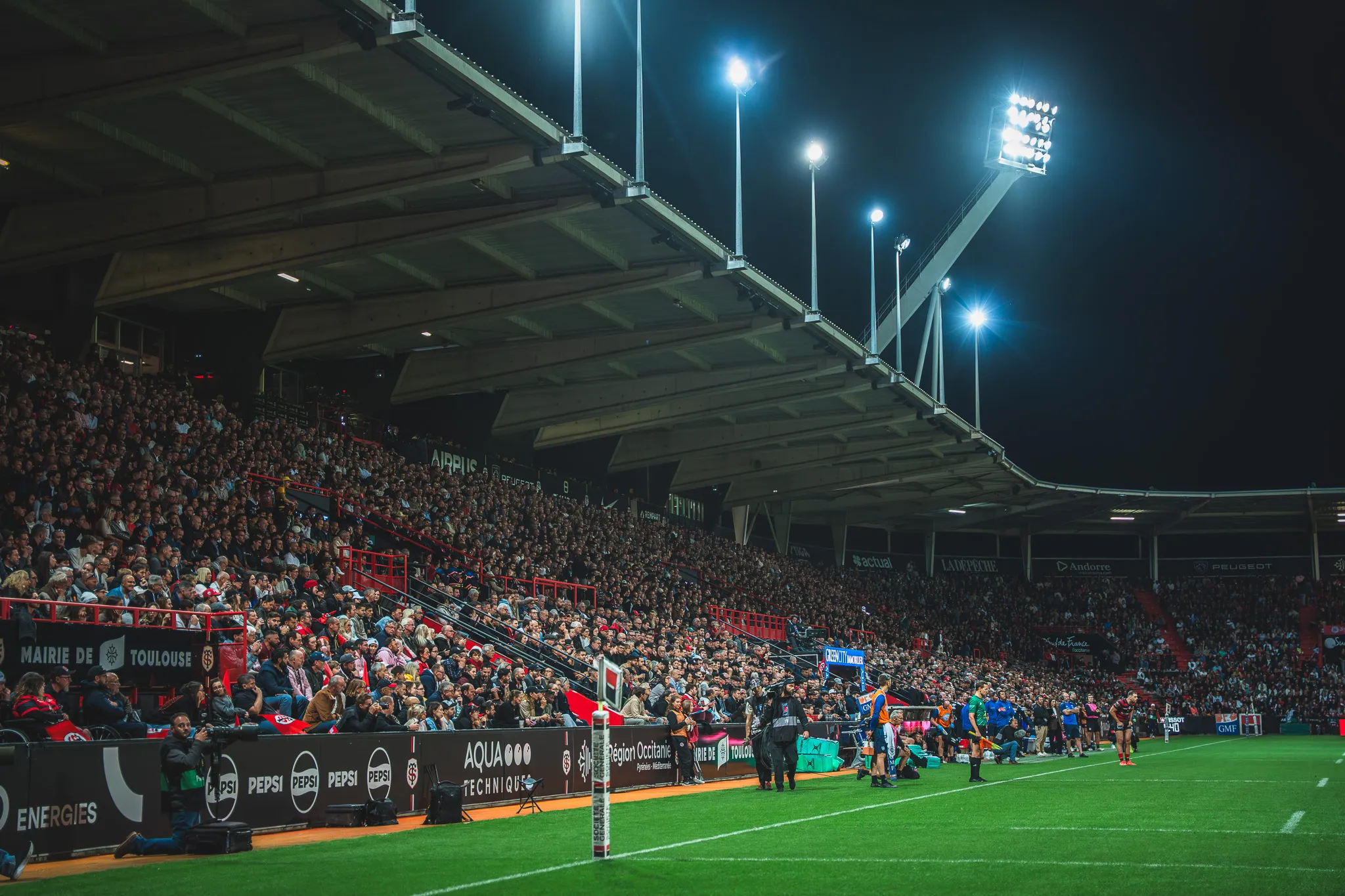 Tribune Stade Ernest Wallon