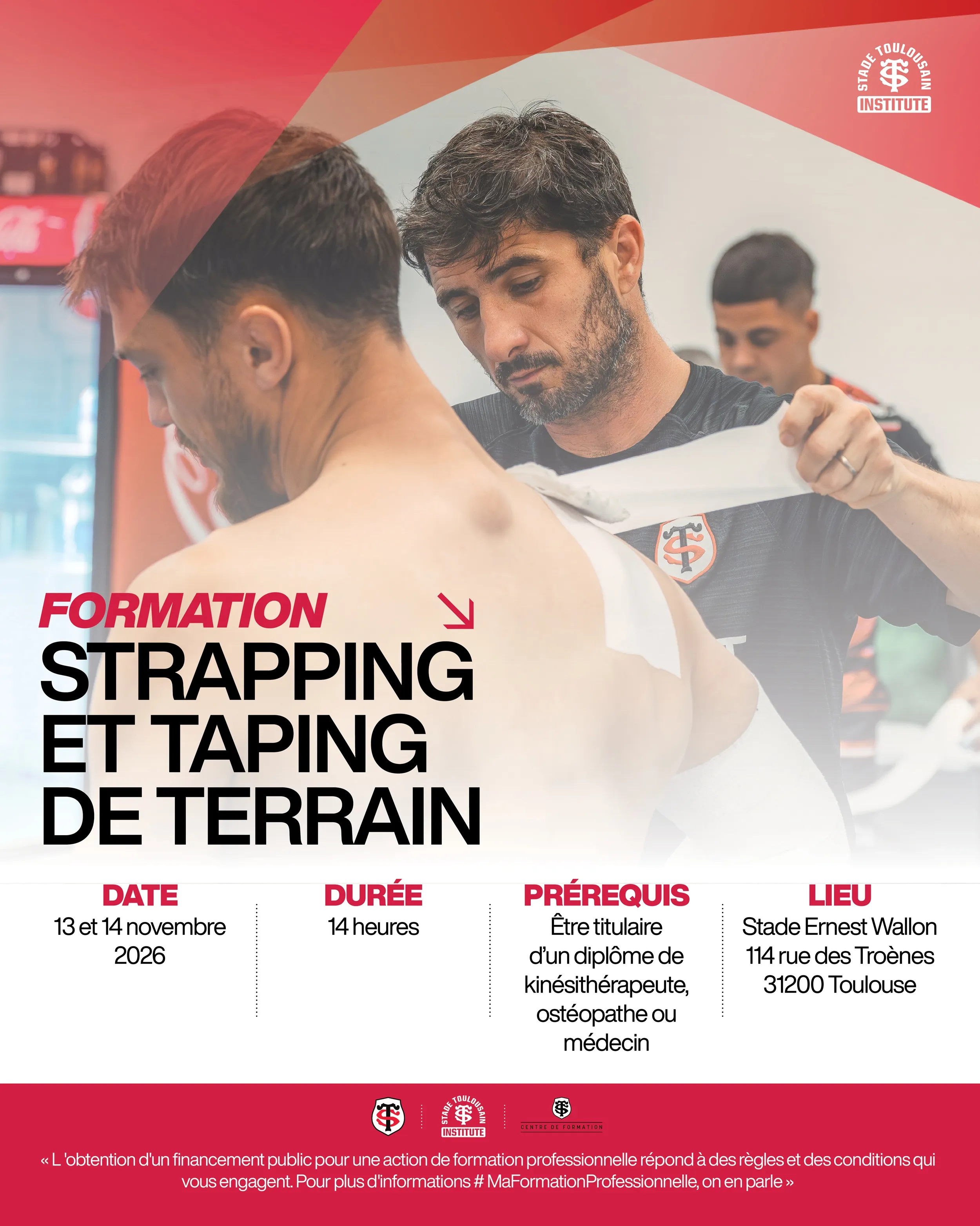 ST INSTITUTE, fiche programme formation Stapping et Taping